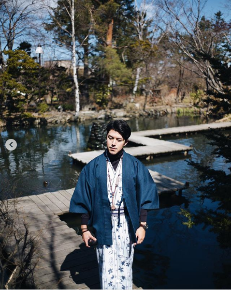 Naphat Nine mặc yukata